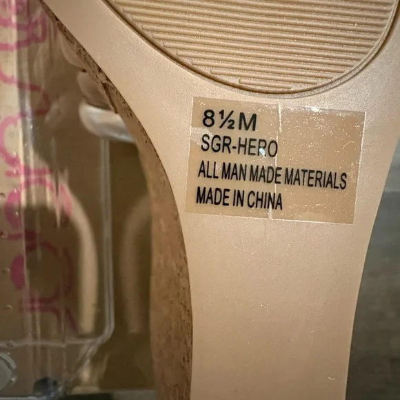 Sugar Metallic Wedge Sandals - Picture 6 of 6